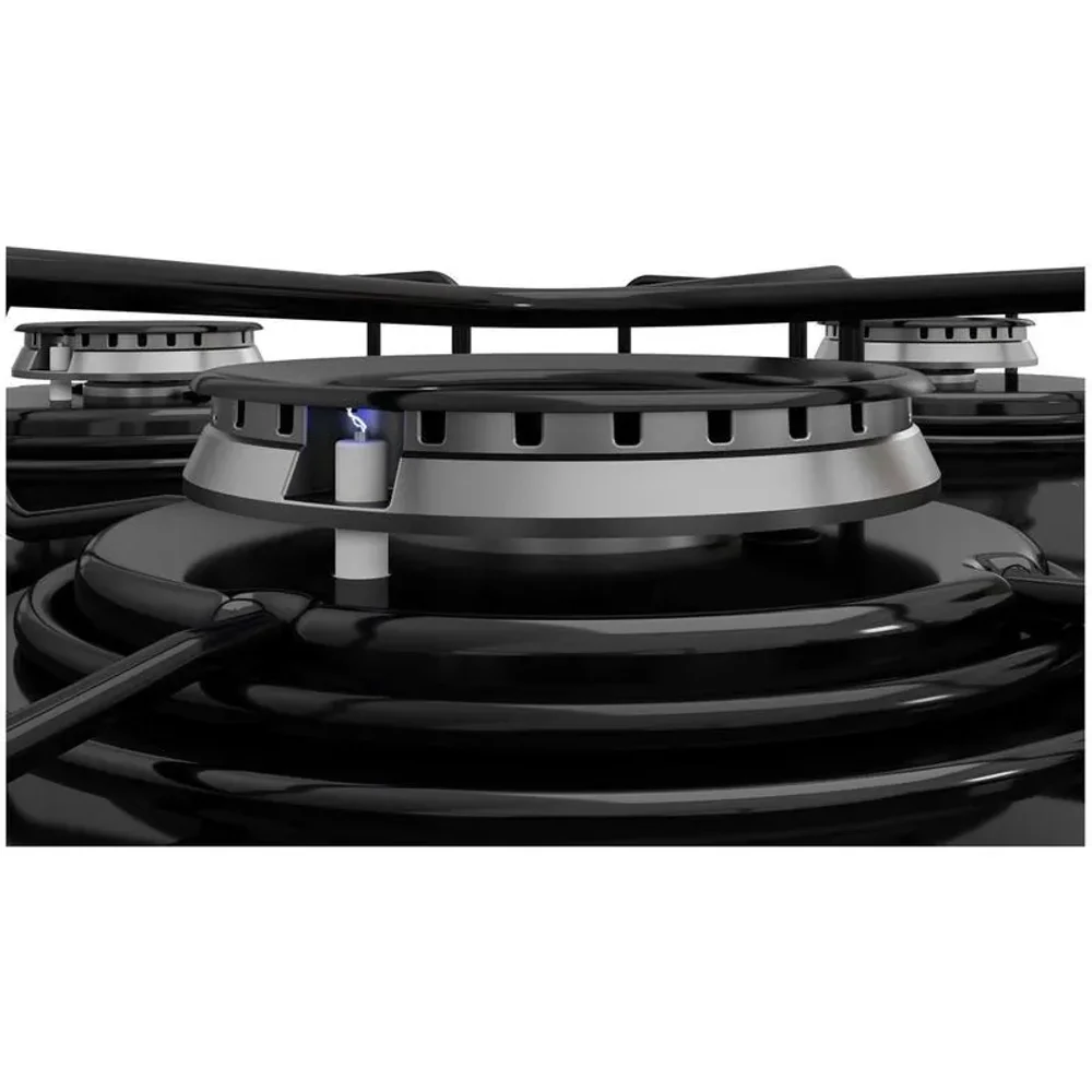 Cooktop 4 Bocas a Gás GLP Itatiaia Preto Essencial
