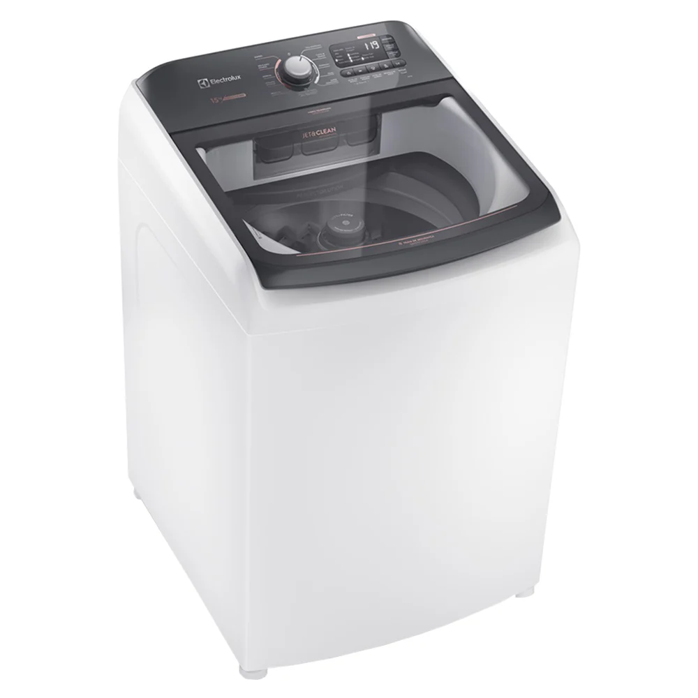 Máquina de Lavar Electrolux Premium Care com Cesto Inox 15kg LEC15