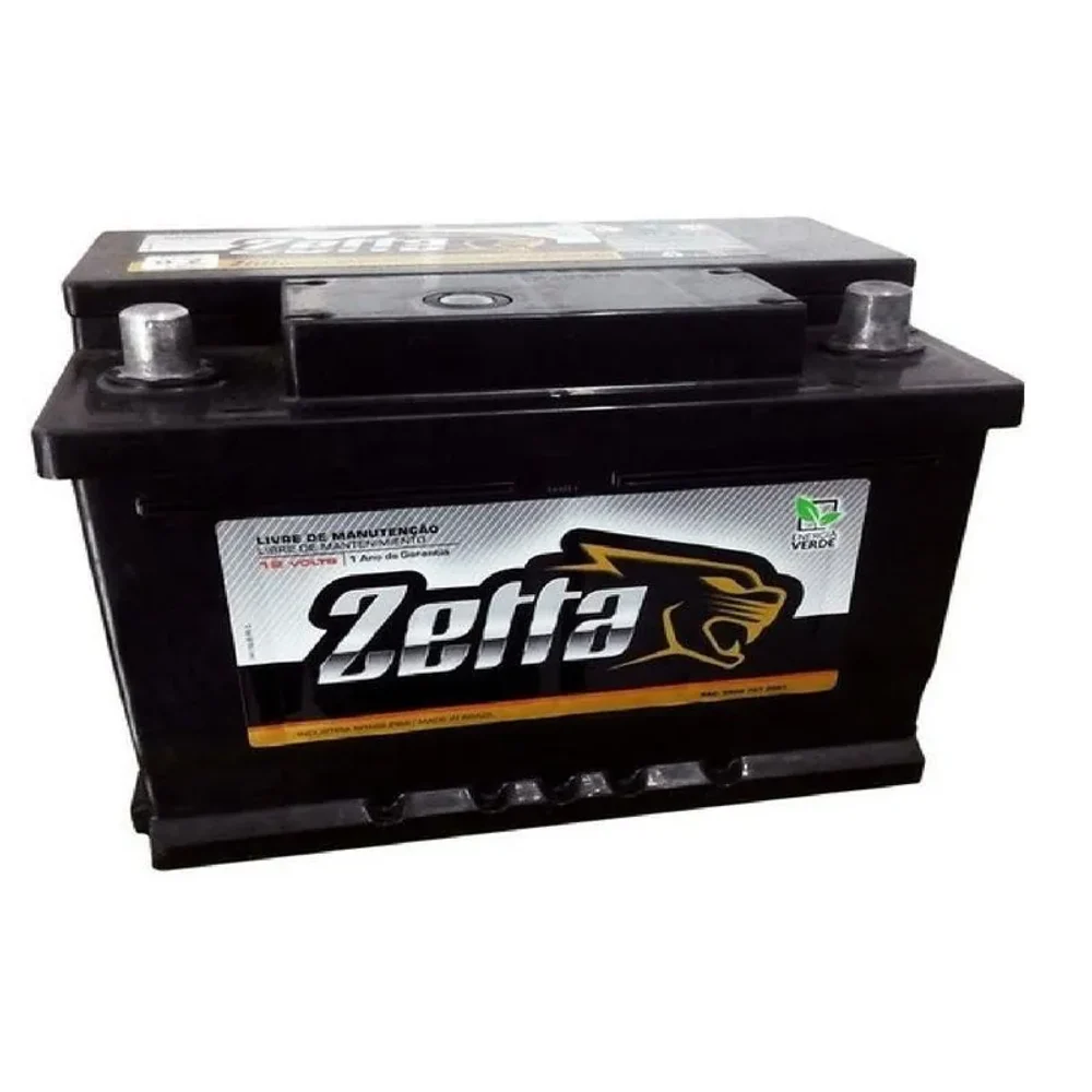 Bateria De Carro Zetta 60 Amperes Segunda linha da MOURA