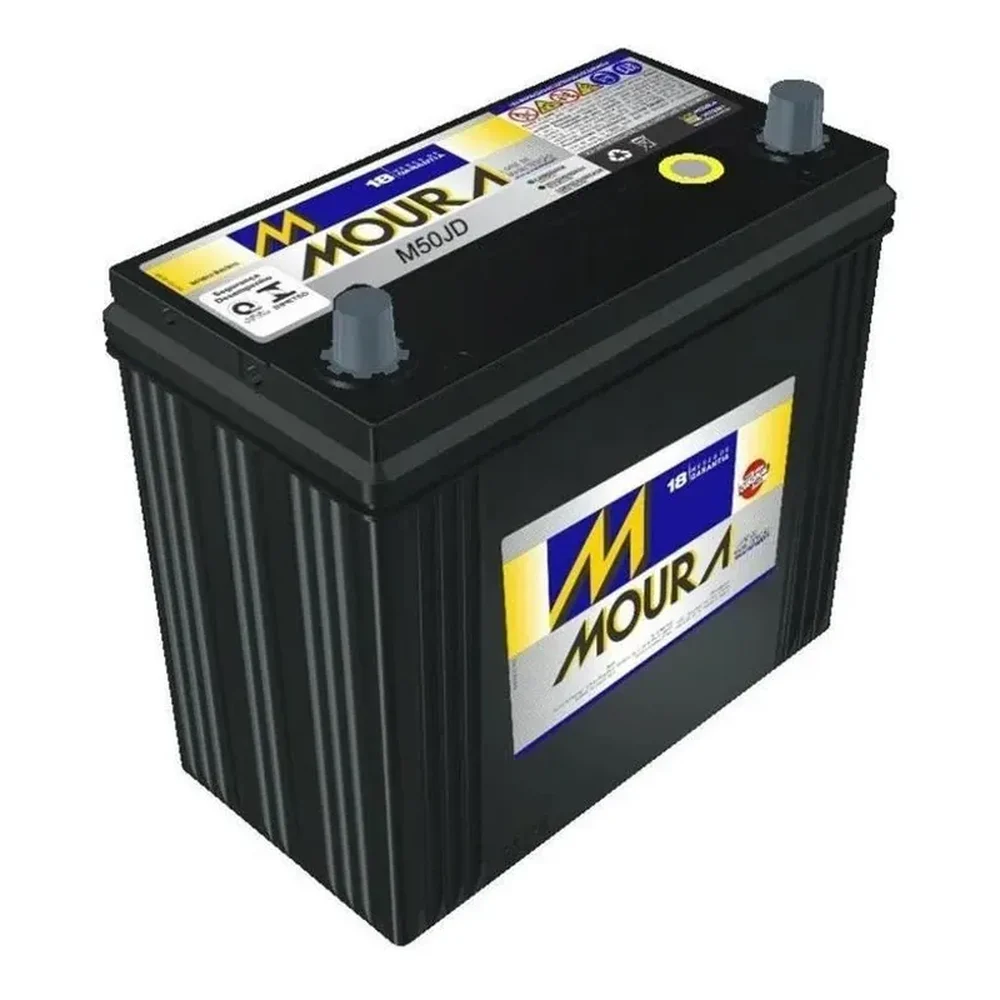 Bateria carro MOURA 50ah Honda Civic - 50JD - 12V sem a troca