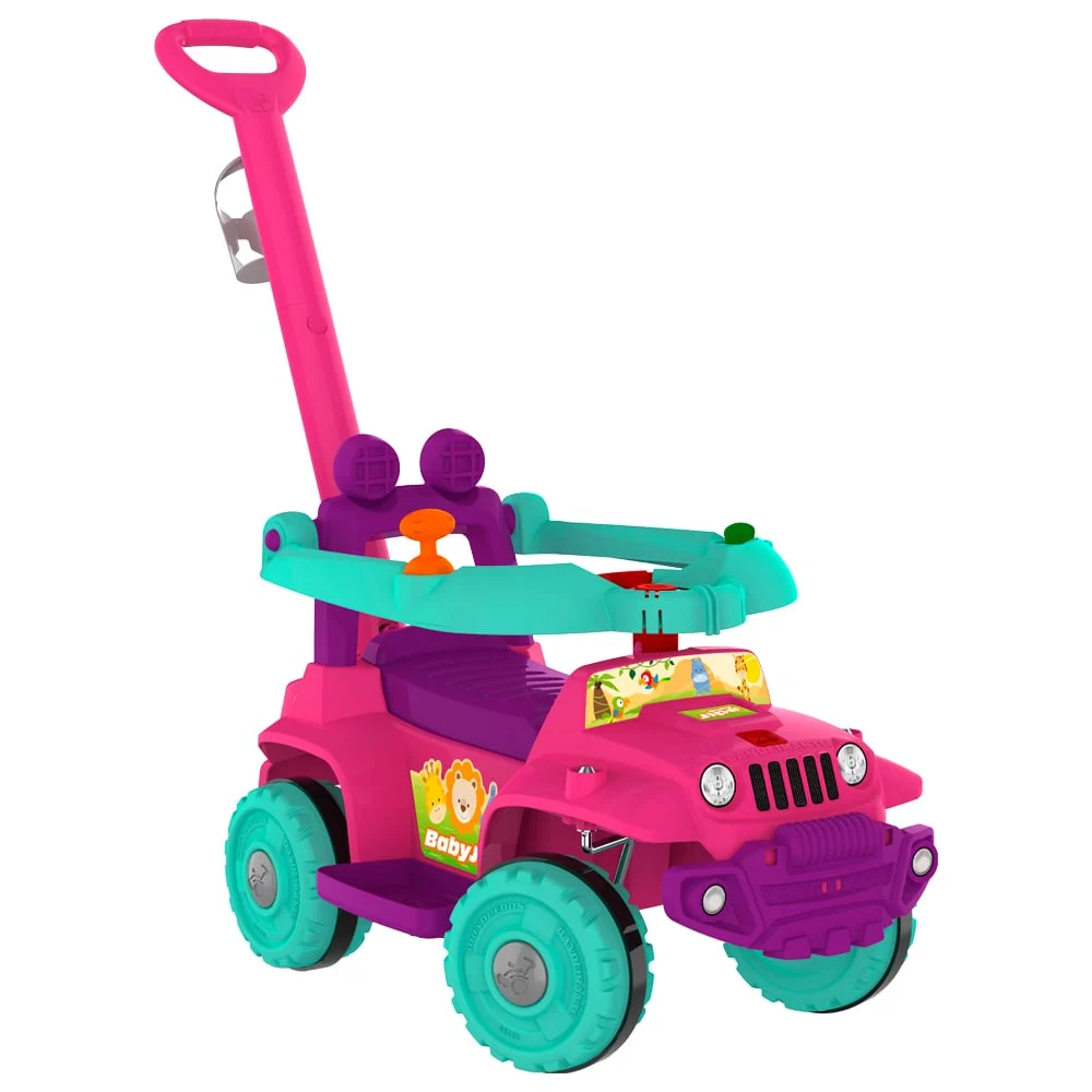 Carro de Passeio a Pedal Infantil Bandeirante Babyjipe Andador