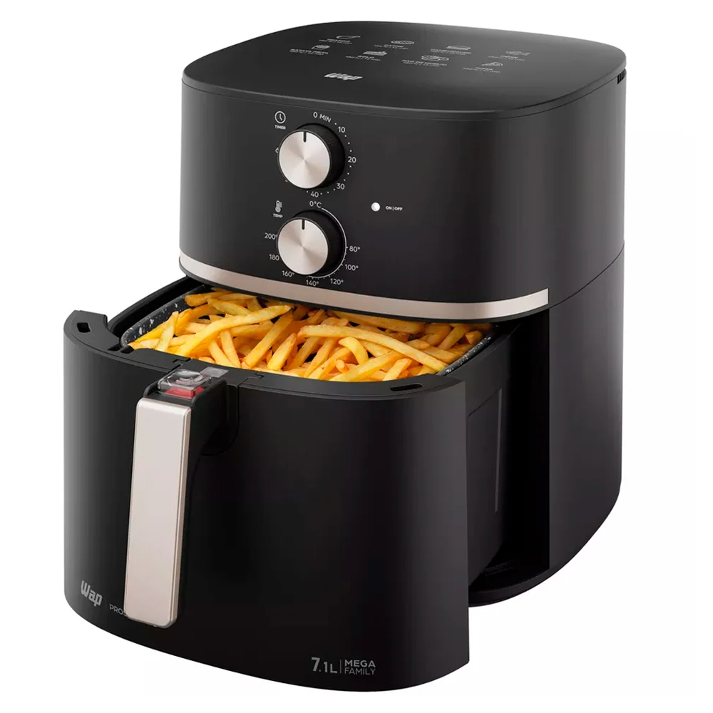 Fritadeira Elétrica Air Fryer Wap Mega Family 7,1L 1700W