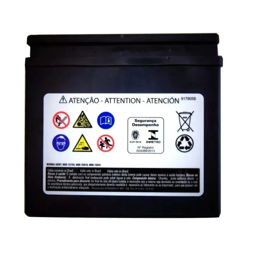Bateria De Moto Heliar Powersports Htz-cl 12v 5ah Htz6l