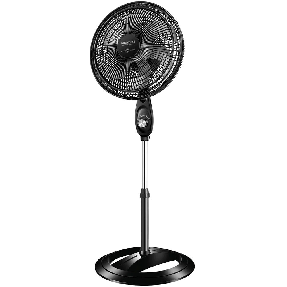 Ventilador de Coluna Mondial Super Power 40cm 6 Pás 140W VSP-40C-NB