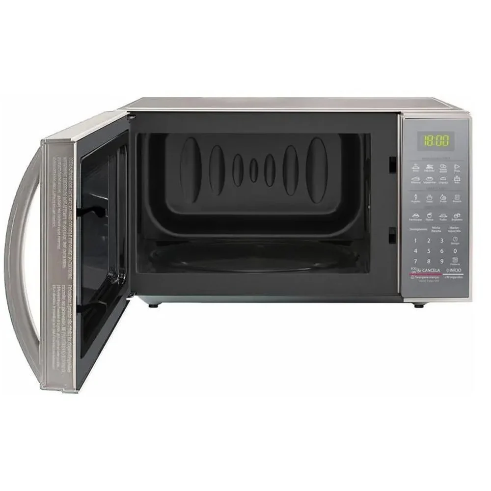 Microondas LG 30 Litros Limpa Fácil MS3043BR