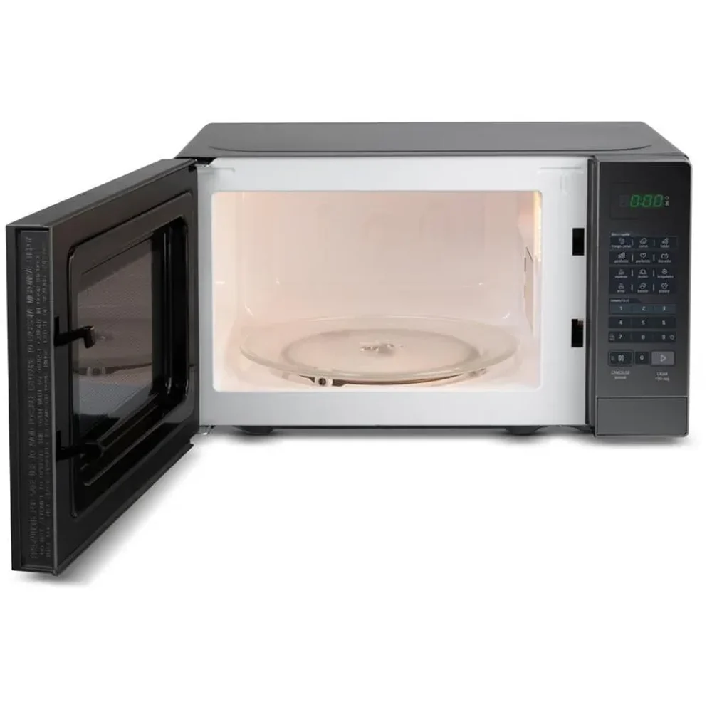 Micro-ondas 20L Prata Porta Espelhada Minuto Fácil Midea