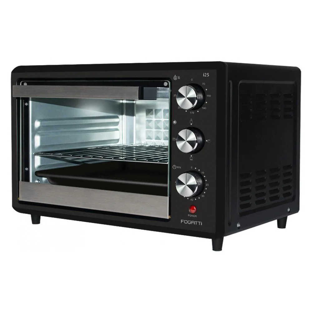 Forno Elétrico de Bancada 25 Litros Fogatti Black i25