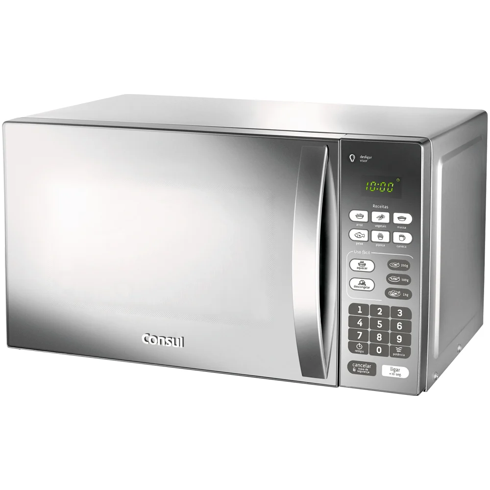 Micro-ondas Consul 20L 620W Espelhado Função Descongelar CM020BF