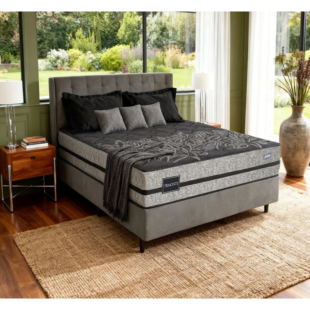Colchão Cama Box Gazin Molas BlueWave Queen Size Piemonte 158x198