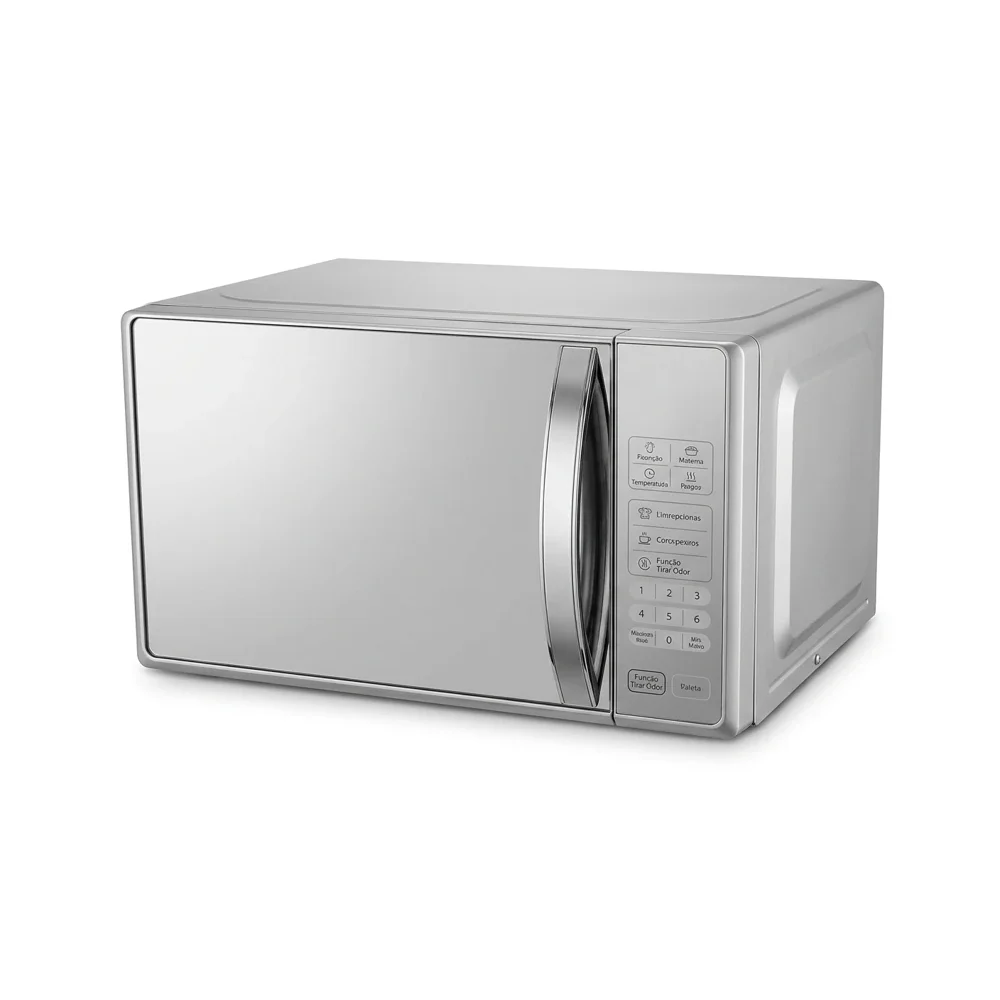 Microondas Mondial 21 Litros com Função Tirar Odor 1200W Espelhado 220V - MO-01-21-E