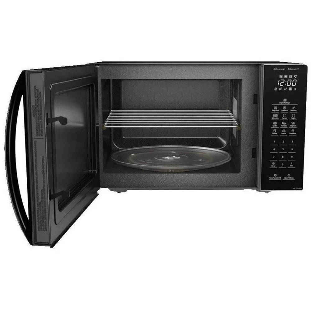 Microondas Panasonic Dupla Refeição ST66NBRU 34L