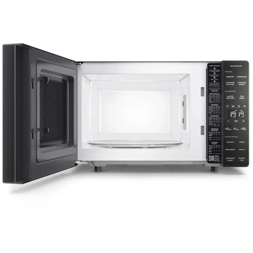 Micro-ondas Electrolux 23L Preto Efficient com Descongelamento Assistido (ME23P)