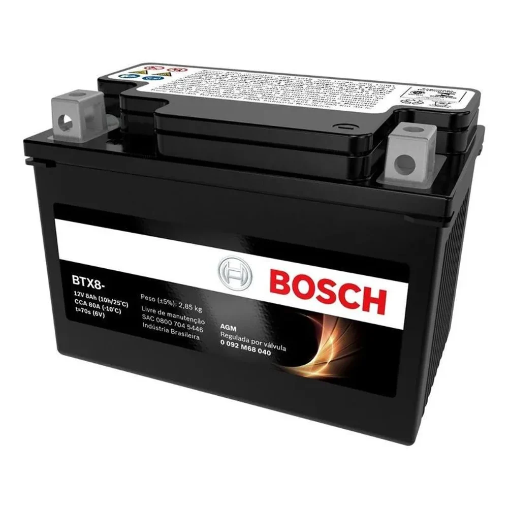 Bateria Moto Bmw 310 Gs 12v 8ah Bosch Btx8-bs