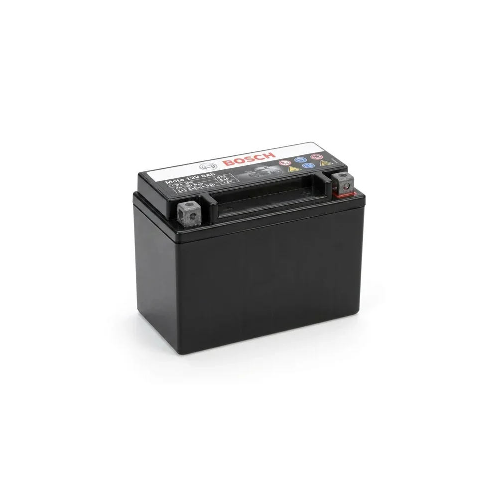 Bateria Bosch Moto 12V 8Ah Selada AGM CBX 200 XR 200 Neo 115 Sahara 350