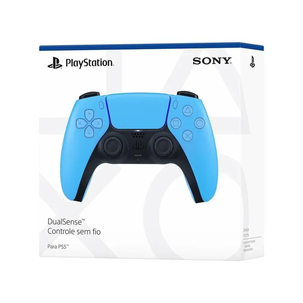 Controle PS5 e para PC sem Fio DualSense Sony Azul Claro