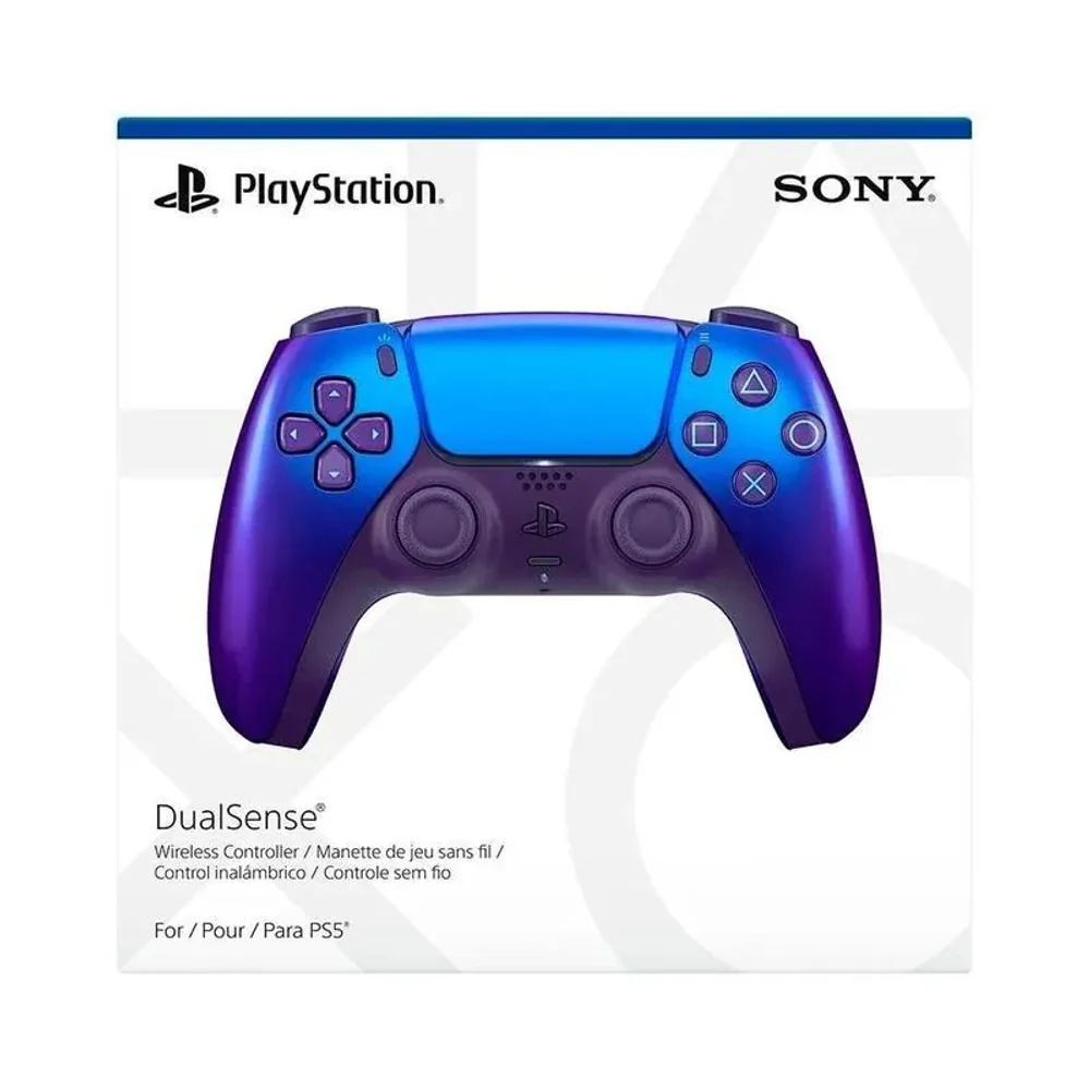 Controle Sony DualSense PS5, Sem Fio, Chroma Indigo