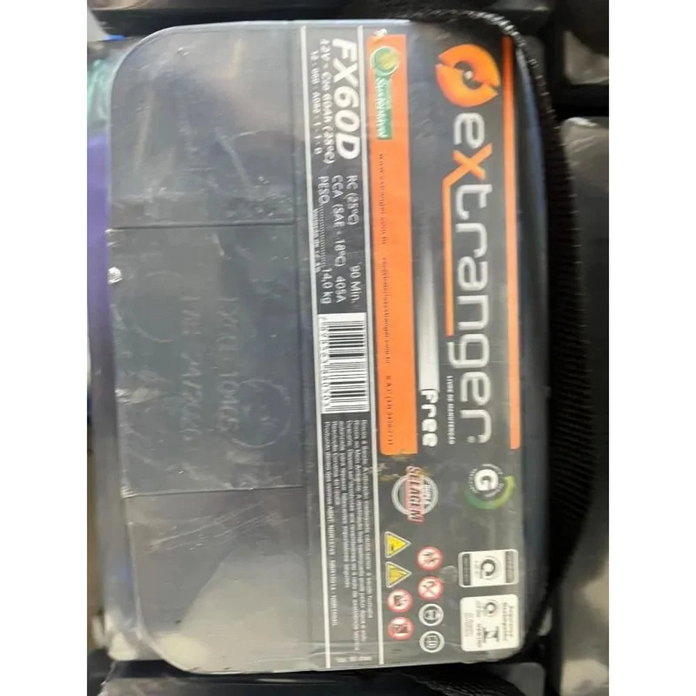 Bateria Automotiva 60Ah 12V 405CCA Nova