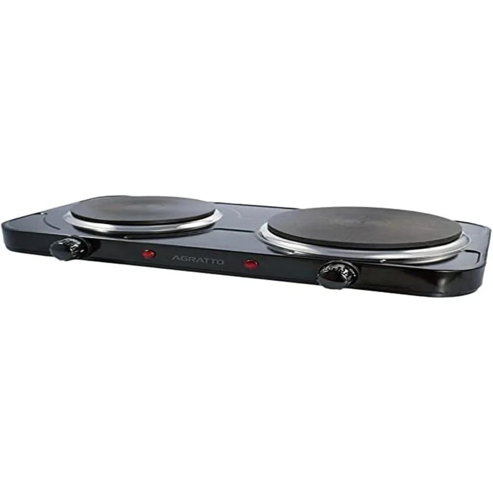 Agratto Fogão Elétrico de Mesa 2 Pratos FMP-01 Preto 127V 2500W