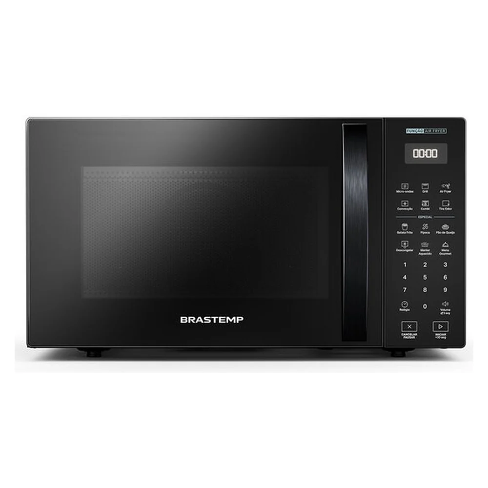 Micro-Ondas Brastemp com Tecnologia Air Fryer Preto 29 Litros - BMC29AE