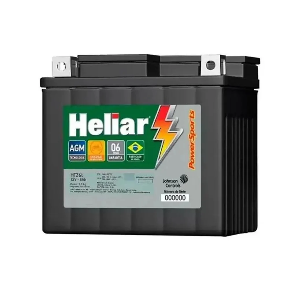 Baterias para motos heliar 12v-5ah