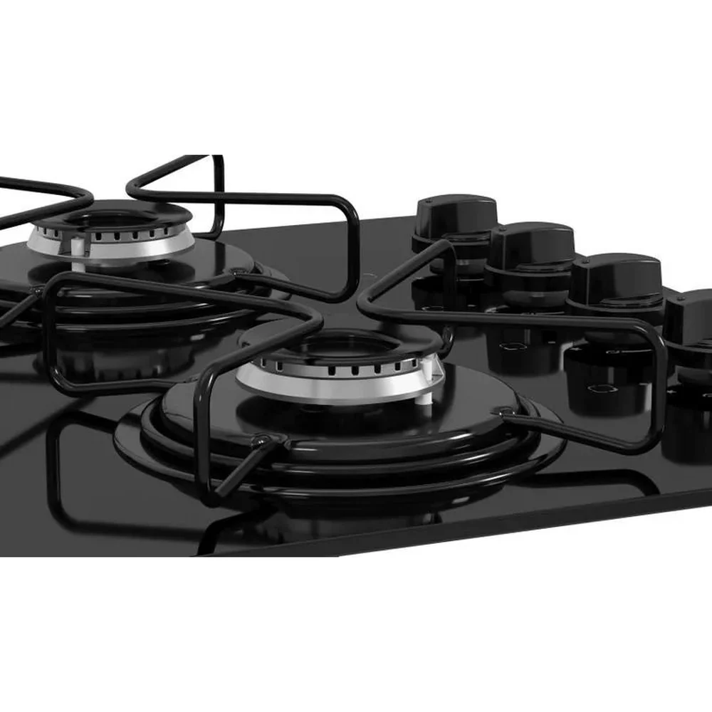 Cooktop Itatiaia Essencial 4 Bocas Bivolt Preto
