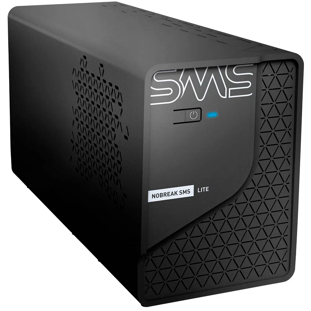 Nobreak SMS Lite 600VA com Estabilizador Interno - 4 Tomadas
