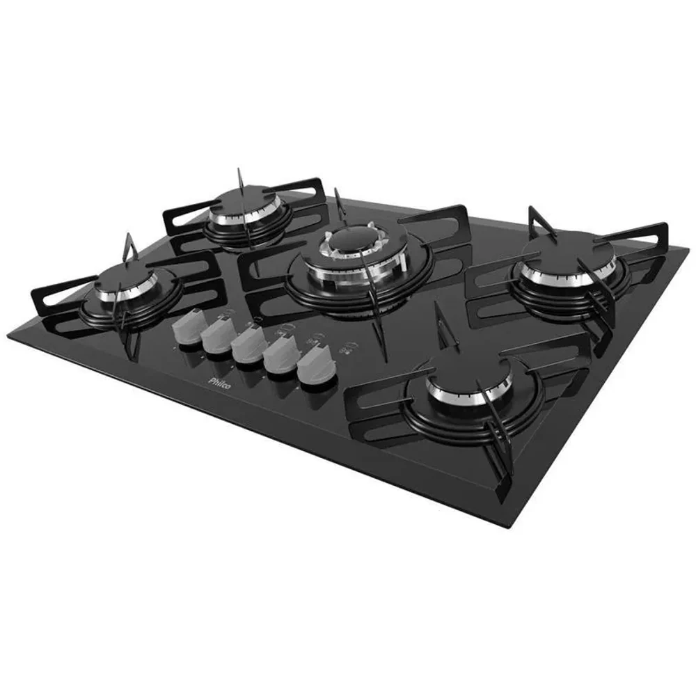Cooktop 5 Bocas Philco Cook Chef 5 TC à Gás