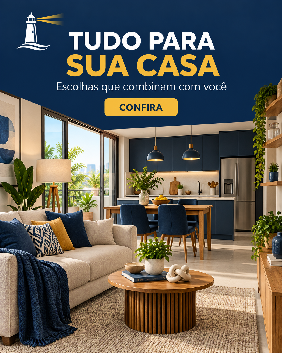 Tudo para sua casa com escolhas que combinam com você